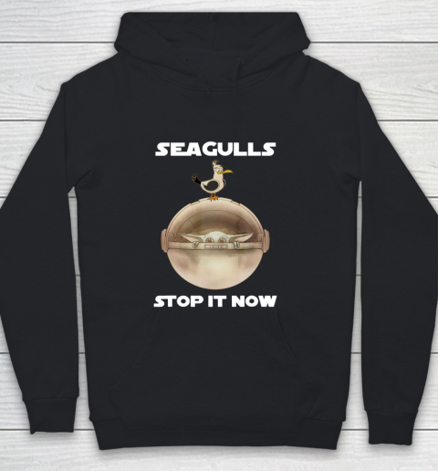 Seagulls Stop It Now Funny Youth Hoodie