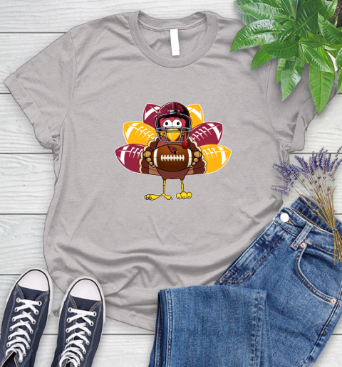 Arizona Cardinals Turkey Thanksgiving Day Women's T-Shirt 10