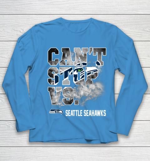 NFL Seattle Seahawks Can't Stop Vs Youth Long Sleeve 5