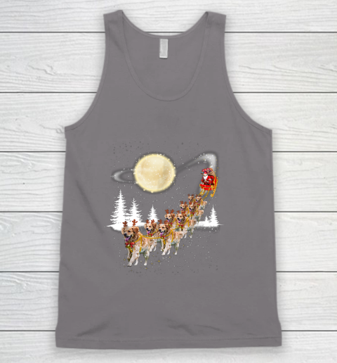Golden Retriever Reindeer Christmas Tank Top 6