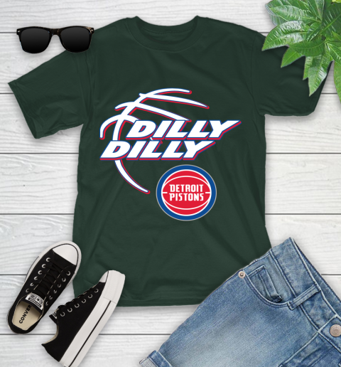 NBA Detroit Pistons Dilly Dilly Basketball Sports Youth T-Shirt 5