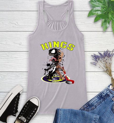 NHL Los Angeles Kings Hockey Venom Groot Guardians Of The Galaxy Racerback Tank 5