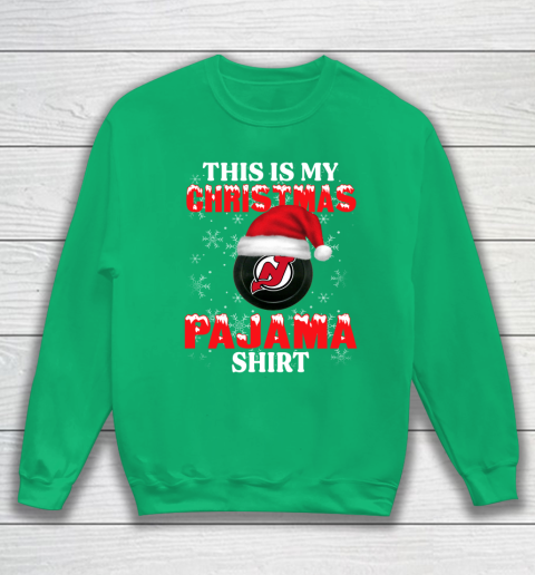 New Jersey Devils This Is My Christmas Pajama Shirt NHL Sweatshirt 5