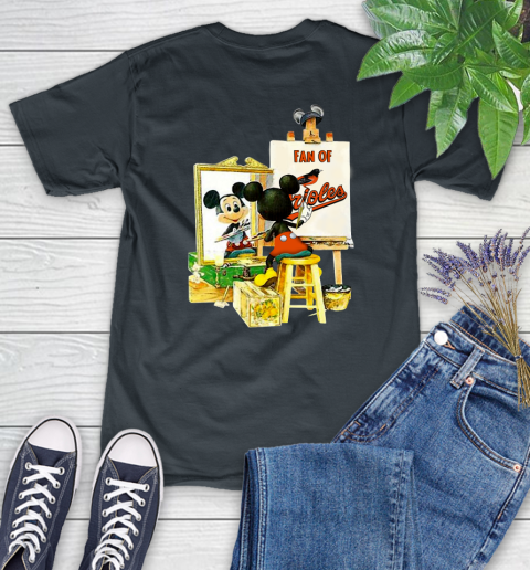 MLB Baseball Baltimore Orioles Mickey Drawing Shirt 87