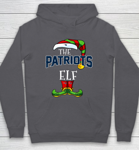New England Patriots Christmas ELF Funny NFL Hoodie 4