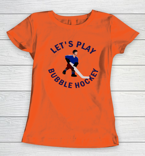 Bubble Hockey Let's Play Women's T-Shirt - Image 3