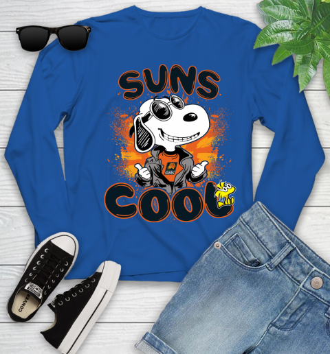 NBA Basketball Phoenix Suns Cool Snoopy Shirt Youth Long Sleeve 9