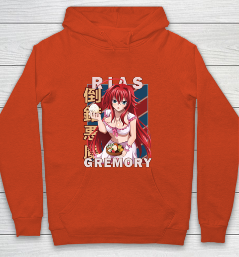 Rias Gremory High School DxD Haisuk ru D D H r Retro Anime Manga Youth Hoodie Tee For Sports