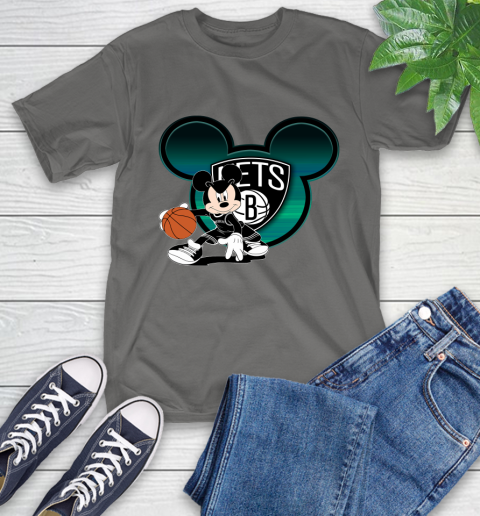 NBA Brooklyn Nets Mickey Mouse Disney Basketball T-Shirt 9