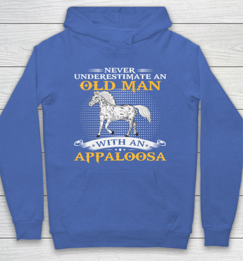 Father gift shirt Mens Never Underestimate An Old Man With An Appaloosa Horse Funny T Shirt Hoodie 6