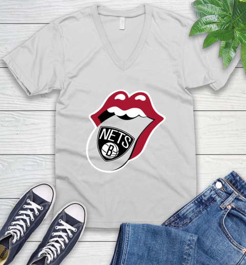Brooklyn Nets NBA Basketball Lips I Root For My Team Adoring Fan 49
