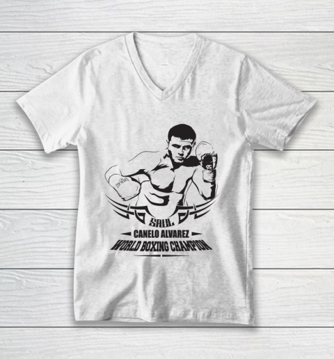 Canelo Alvarez World Boxing Champion V-Neck T-Shirt