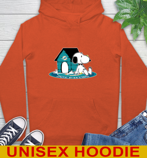 NFL Football Miami Dolphins Snoopy The Peanuts Movie Shirt Hoodie 5