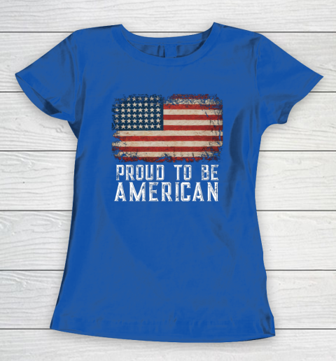 Proud American Patriotic USA Flag Women's T-Shirt 8