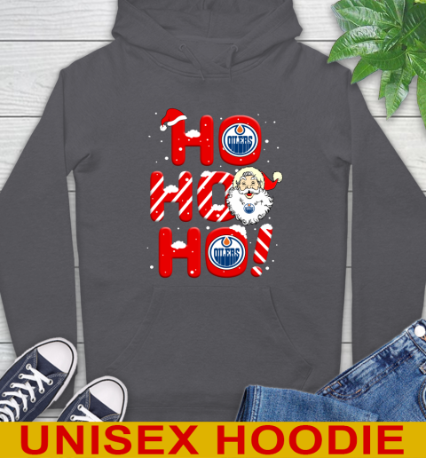 Edmonton Oilers NHL Hockey Ho Ho Ho Santa Claus Merry Christmas Shirt Hoodie 7
