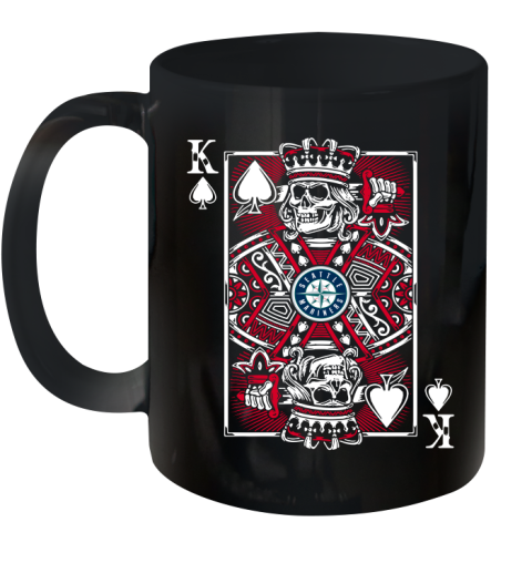 Seattle Mariners MLB Baseball The King Of Spades Death Cards Shirt Ceramic Mug 11oz