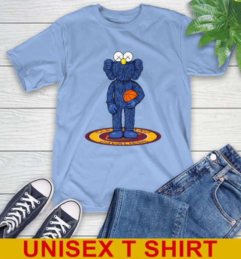 NBA Basketball Cleveland Cavaliers Kaws Bff Blue Figure Shirt T-Shirt 12 NBA Basketball Cleveland Cavaliers Kaws Bff Blue Figure Shirt T-Shirt - Image 12