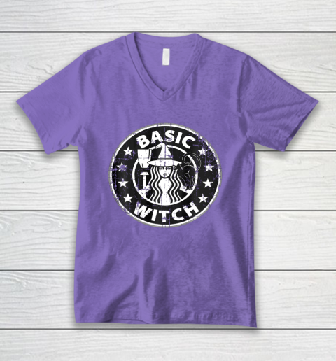 Basic Witch Halloween Vintage Style T Shirt T Shirt.3YSOT0UPCK V-Neck T-Shirt 9