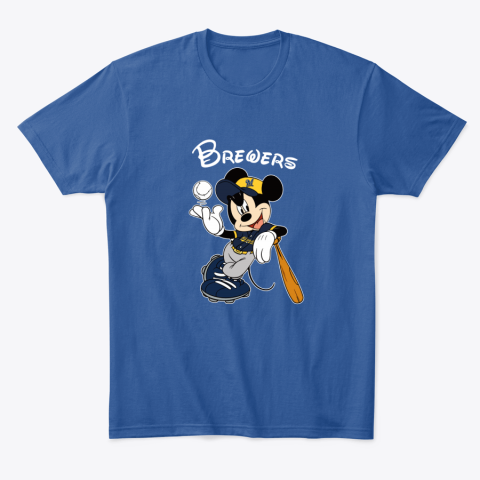 idvu baseball mickey team milwaukee brewers classic t shirt 2 front royal