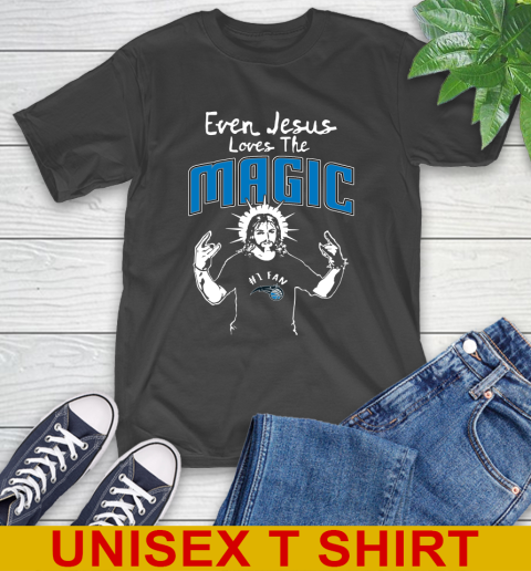Orlando Magic NBA Basketball Even Jesus Loves The Magic Shirt T-Shirt