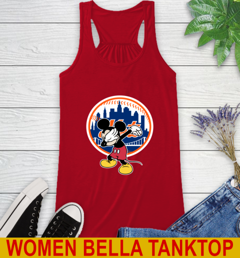 New York Mets MLB Baseball Dabbing Mickey Disney Sports Racerback Tank 6