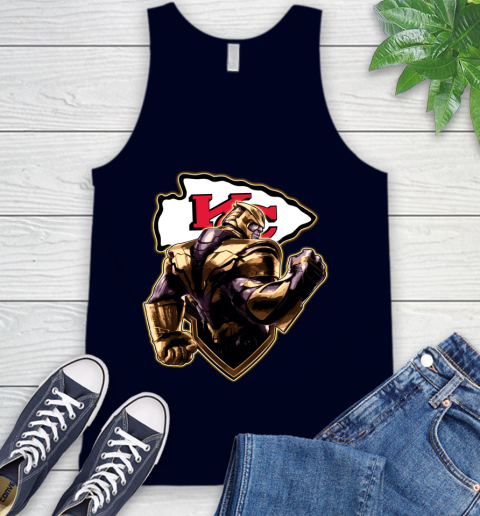 NFL Thanos Avengers Endgame Football Sports Kansas City Chiefs Tank Top 3