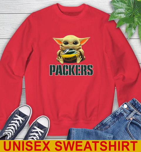 NFL Football Green Bay Packers Baby Yoda Star Wars Shirt Sweatshirt 10