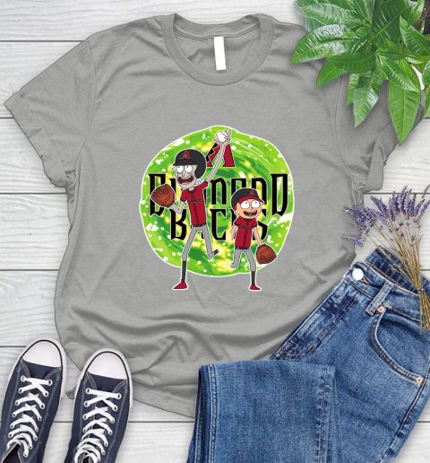 MLB Arizona Diamondbacks Rick And Morty Baseball Sports Women's T-Shirt 10
