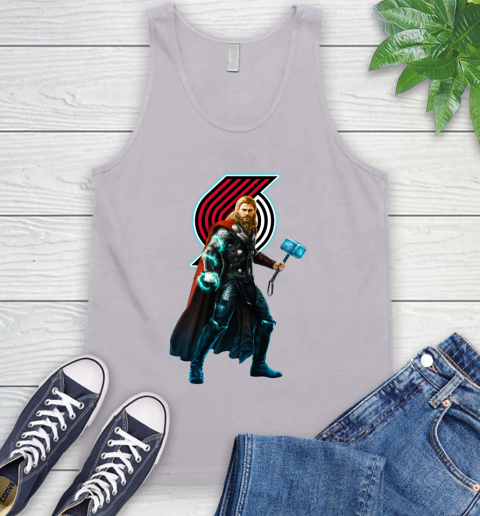 NBA Thor Avengers Endgame Basketball Portland Trail Blazers Tank Top 5 NBA Thor Avengers Endgame Basketball Portland Trail Blazers Tank Top - Image 5