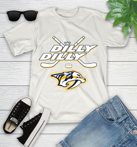 NHL Nashville Predators Dilly Dilly Hockey Sports Youth T-Shirt