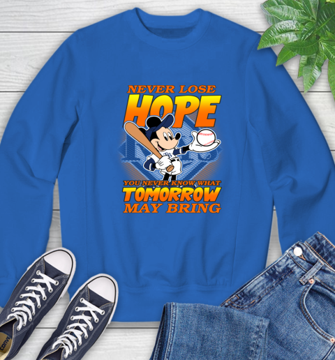 Tampa Bay Rays MLB Baseball Mickey Disney Never Lose Hope Sweatshirt 9