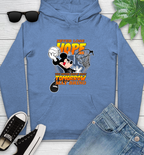 Brooklyn Nets NBA Basketball Mickey Disney Never Lose Hope Youth Hoodie 13