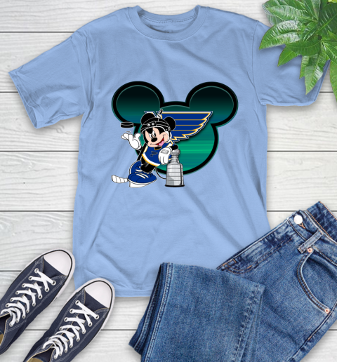 NHL St.Louis Blues Stanley Cup Mickey Mouse Disney Hockey T Shirt T-Shirt 11