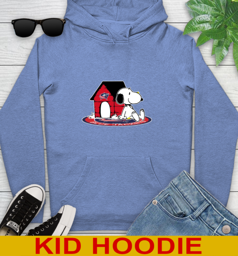 NHL Hockey Columbus Blue Jackets Snoopy The Peanuts Movie Shirt Youth Hoodie 12