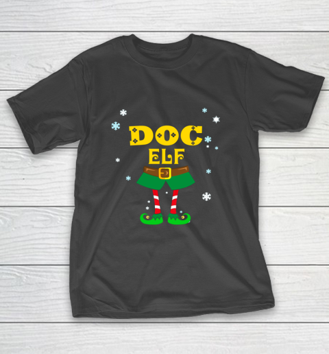 Doctor ELF Christmas Outfit Doc M D D O Surgeon Pediatric T-Shirt