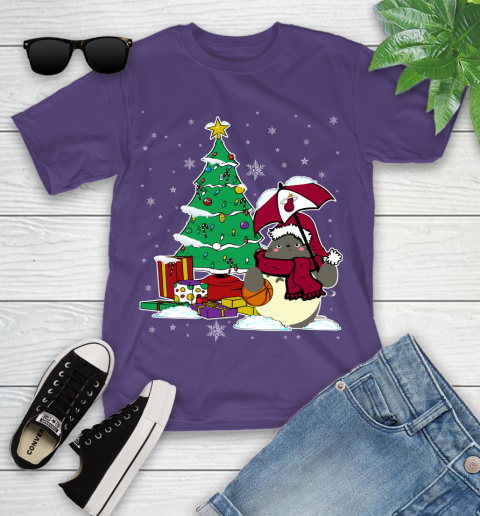 Miami Heat NBA Basketball Cute Tonari No Totoro Christmas Sports Youth T-Shirt 3