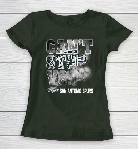 NBA San Antonio Spurs Basketball Can't Stop Vs Women's T-Shirt 4