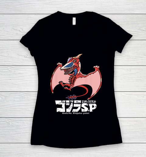 Godzilla Singular Point Rodan Women's V-Neck T-Shirt