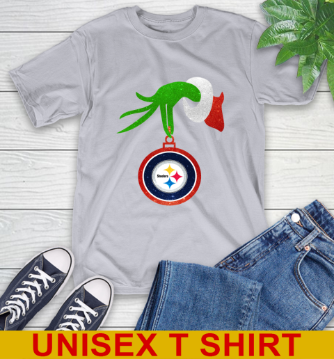 Pittsburgh Steelers Grinch Merry Christmas NFL Football T-Shirt 6