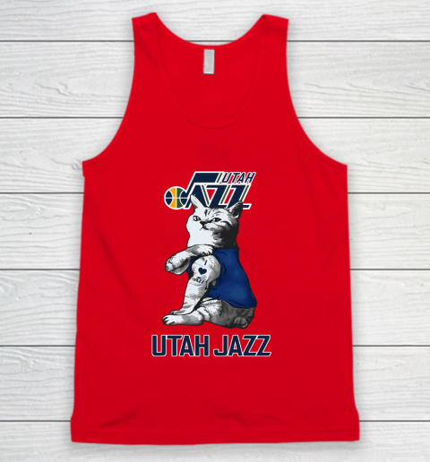 NBA Basketball My Cat Loves Utah Jazz Tank Top 5
