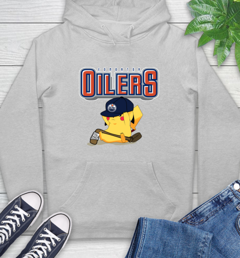 NHL Pikachu Hockey Sports Edmonton Oilers Hoodie 6
