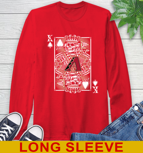 Arizona Diamondbacks MLB Baseball The King Of Spades Death Cards Shirt Long Sleeve T-Shirt 12