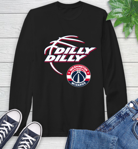 NBA Washington Wizards Dilly Dilly Basketball Sports Long Sleeve T-Shirt 2