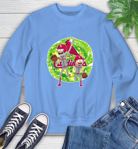 MLB St.Louis Cardinals Rick And Morty Baseball Sports Sweatshirt 11