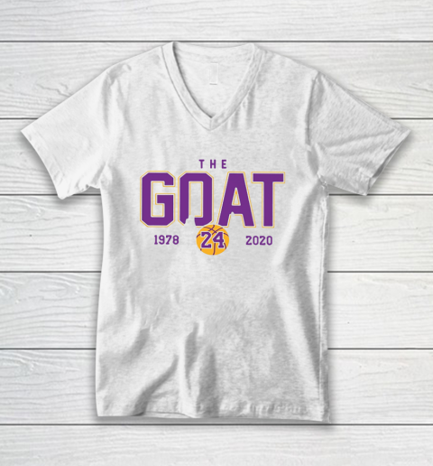 Kobe Bryant The Goat 1978 2020 V-Neck T-Shirt