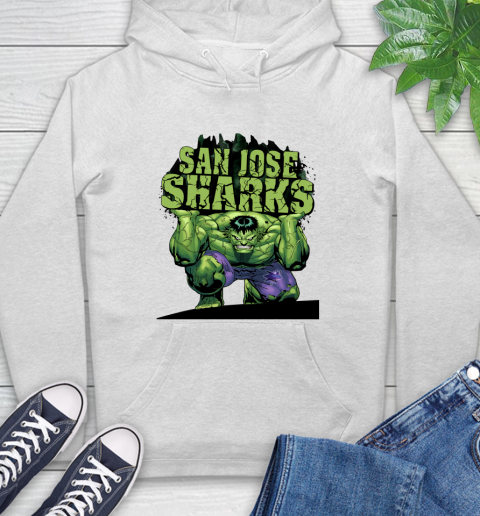 San Jose Sharks NHL Hockey Incredible Hulk Marvel Avengers Sports Hoodie