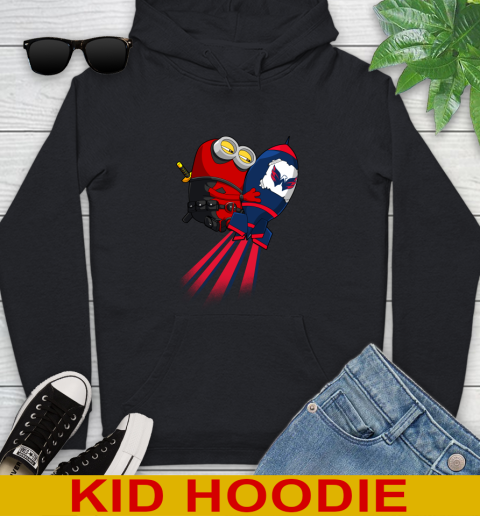 NHL Hockey Washington Capitals Deadpool Minion Marvel Shirt Youth Hoodie