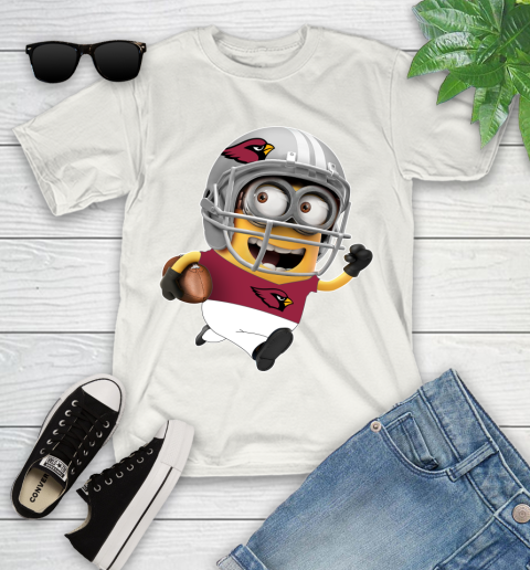 NFL Arizona Cardinals Minions Disney Football Sports Youth T-Shirt