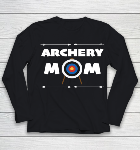 Mother's Day Funny Gift Ideas Apparel  Archery Mom T Shirt Youth Long Sleeve