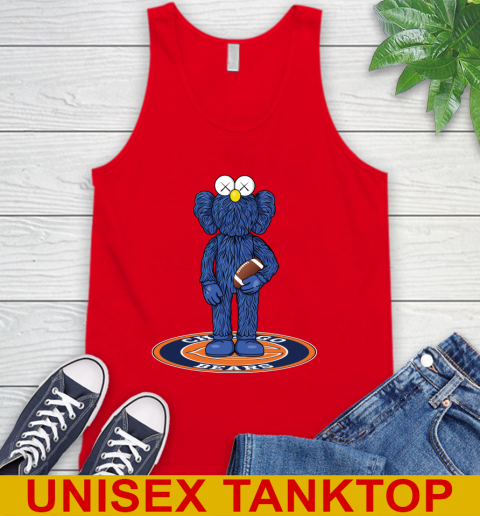 NFL Football Chicago Bears Kaws Bff Blue Figure Shirt Tank Top 6